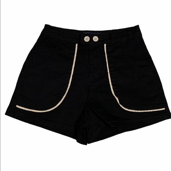 NWT ModCloth Black Outlined Delight Shorts - Picture 12 of 13